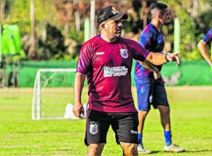 Técnico Robson Melo | Reprodução/Redes Sociais